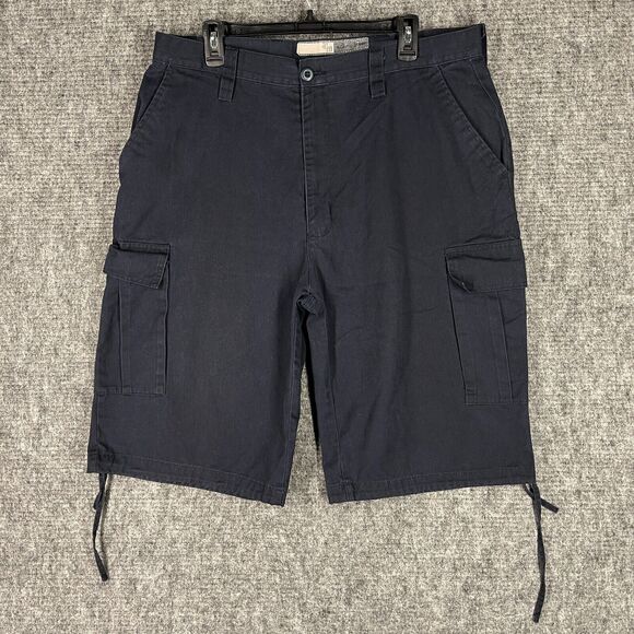 Regal‎ Wear Shorts 36 Mens Cargo 12" Bermuda Chino Relaxed Pockets Drawstring - Picture 1 of 8